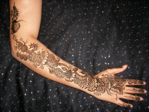 Henna Paint in the desert